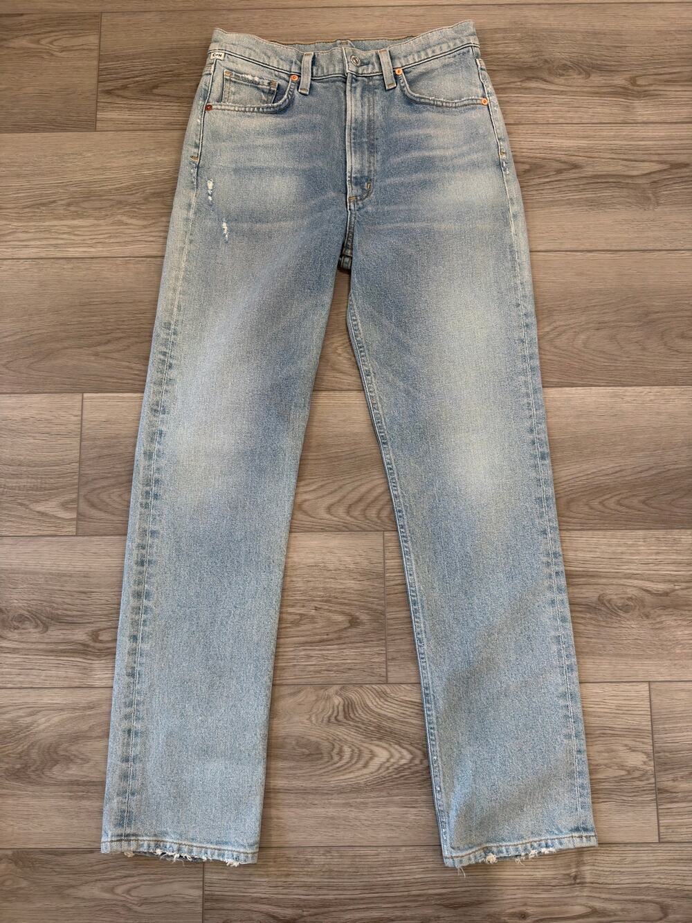 Citizens of Humanity Blaine Casual High Rise Blue Straight Cotton Jeans 27